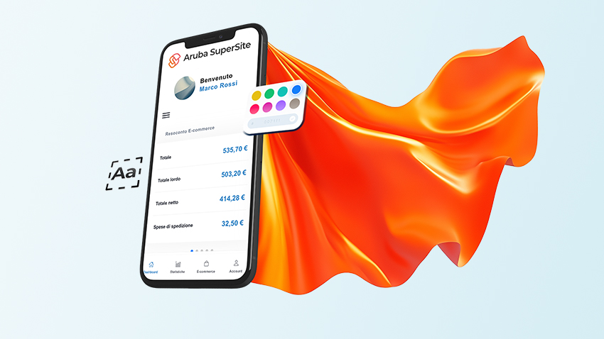 Con l'app Aruba SuperSite ora monitori il tuo sito web dallo smartphone
